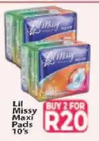 Supa Store Lil Missy Maxi Pads 10's offer