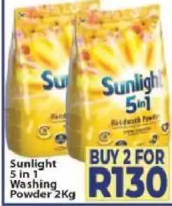 Supa Store Sunlight 5 in 1 Washing Powder 2Kg offer
