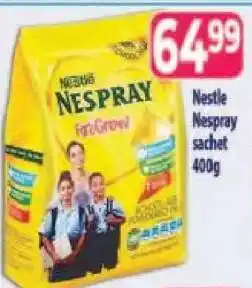 Supa Store Nestle Nespray sachet 400g offer