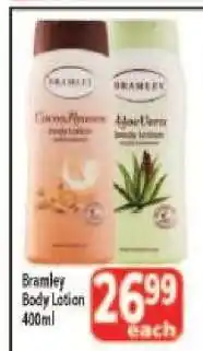 Supa Store Bramley Body Lotion 400ml offer