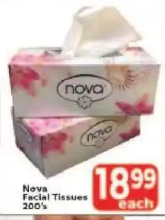 Supa Store Nova Facial Tissues 200's offer