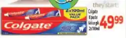 Supa Store Colgate t/paste Value pk 2x100ml offer