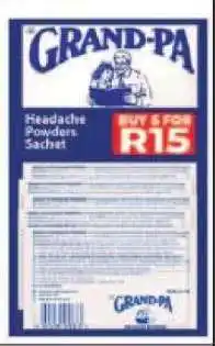Supa Store Grand-Pa Headache Powders Sachet offer
