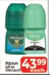 Supa Store Mitchum roll on 50ml assrt offer