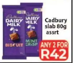 Supa Store Cadbury slab 80g assrt offer