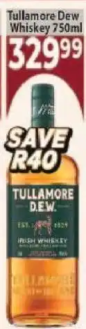 Supa Store Tullamore Dew Whiskey 750ml offer