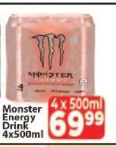 Supa Store Monster Energy Drink 4x500ml offer
