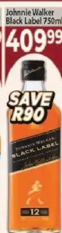 Supa Store Johnnie Walker Black Label 750ml offer