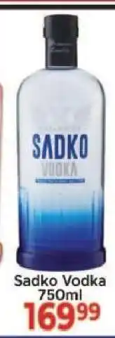 Supa Store Sadko Vodka offer