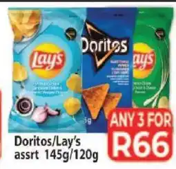 Supa Store Doritos/Lay's assrt 145g/120g offer