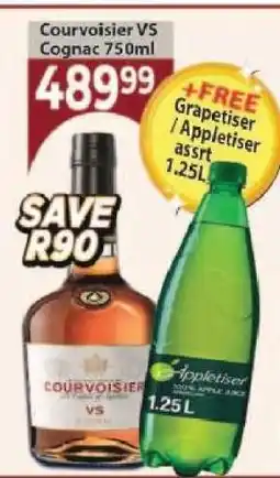 Supa Store COURVOISIER VS COGNAC 750ML offer