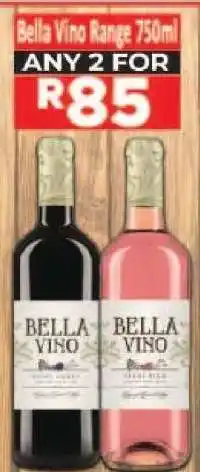 Supa Store BELLA VINO range 750ml offer