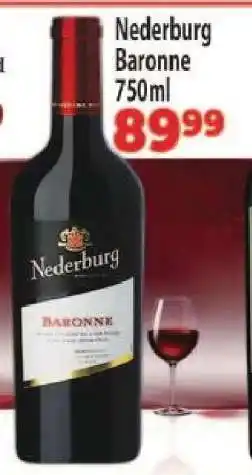 Supa Store Nederburg Baronne 750ml offer