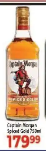 Supa Store Captain Morgan Spiced Gold 750ml offer