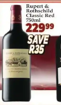 Supa Store Rupert & Rothschild Classic Red 750ml offer