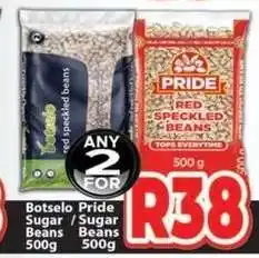 Supa Store Botselo Pride Sugar Beans 500g offer