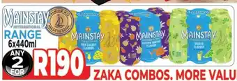 Mainstay Range 6x440ml