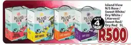 Supa Store Island View N/S Rose / Sweet White / Dry White / LHarvest / Sweet Red / Dry Red 5L offer