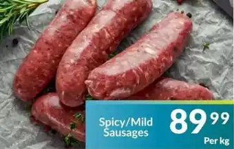 Spicy/ Mild Sausages