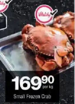 Checkers Small Frozen Crab offer
