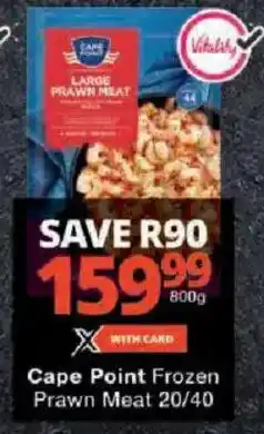 Checkers Cape Point Frozen Prawn Meat offer