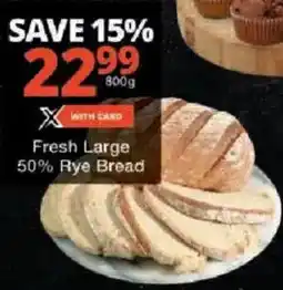 Checkers Fresh Large 50% Rye Bread offer