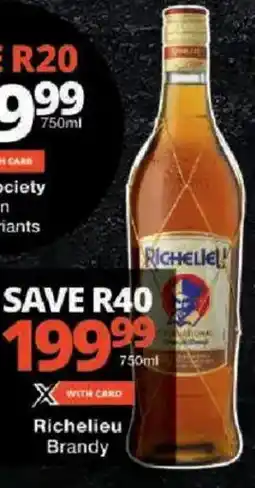 Checkers Richelieu Brandy offer