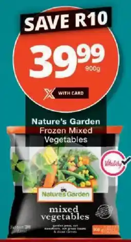Checkers Nature's Garden Frozen Mixed Vegetables offer