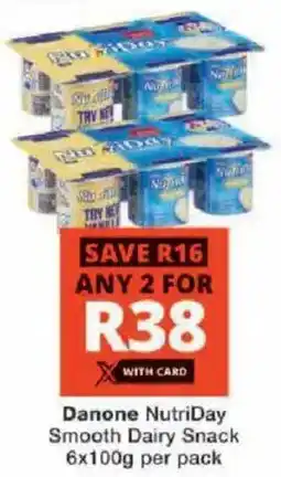 Checkers Danone NutriDay Smooth Dairy Snack offer