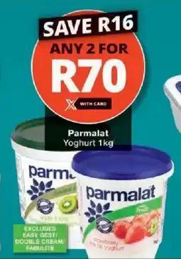 Checkers Parmalat Yoghurt offer