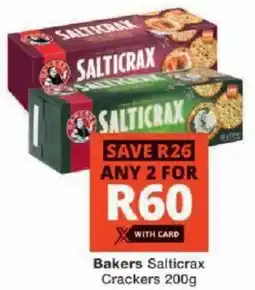 Checkers Bakers Salticrax Crackers offer