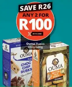 Checkers Ouma Rusks offer