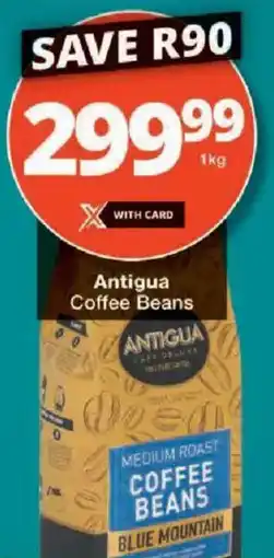 Checkers Antigua Coffee Beans offer