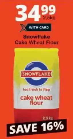 Checkers Snowflake Cake Wheat Flour offer