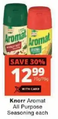 Checkers Knorr Aromat All Purpose Seasoning offer