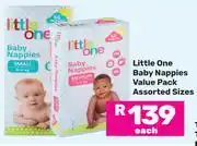Game Little One Baby Nappies Value Pack (Assorted Sizes)-Each offer