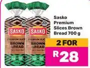 Game Sasko Premium Slices Brown Bread-For 2 x 700g offer