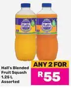 Game Hall's Blended Fruit Squash Assorted-For Any 2 x 1.25Ltr offer