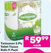 Game Twinsaver 2Ply Toilet Tissue Rolls-9's Pack offer