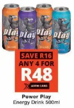 Checkers Power Play Energy Drink offer