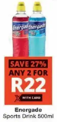 Checkers Energade Sports Drink offer