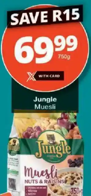 Checkers Jungle Muesli offer
