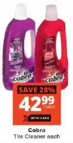 Checkers Cobra Tile Cleaner offer