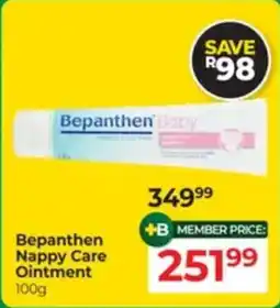 Dis-Chem Bepanthen Nappy Care Ointment offer
