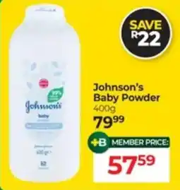 Dis-Chem Johnson's Baby Powder offer