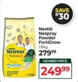 Dis-Chem Nestlé Nespray Powder FortiGrow offer