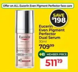 Dis-Chem Eucerin Even Pigment Perfector Dual Serum offer