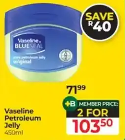 Dis-Chem Vaseline Petroleum Jelly offer