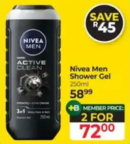 Dis-Chem Nivea Men Shower Gel offer