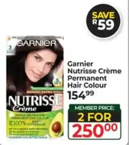 Dis-Chem Garnier Nutrisse Crème Permanent Hair Colour offer